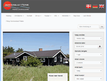 Tablet Screenshot of jammerbugt-ferie.dk